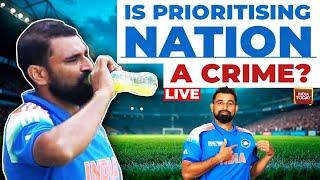 LIVE: Mohammed Shami Targeted For Consuming Energy Drink During IND Vs AUS CT Semi Final Match