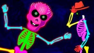 Funny Faces Skeleton Finger Family | Funny Dance and More Nursery Rhymes by Teehee Town