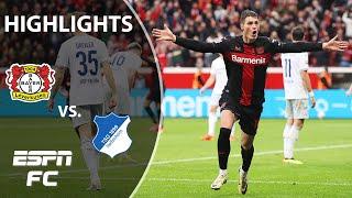 DRAMATIC COMEBACK  Bayer Leverkusen vs. Hoffenheim | Bundesliga Highlights | ESPN FC