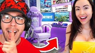 Surprising MY GIRLFRIEND with a new GAMING SETUP!