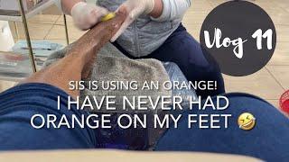 VLOG 11: Orange Pedicure for the first time and Ring Shopping? | MizdeeLiving