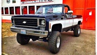 1976-Chevy-K20-Pickup-V8-350-4x4-Longbed-Fleetside-V8-Sound