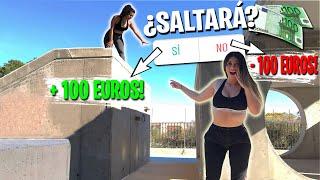 APUESTO 100€ por CADA RETO EXTREMO de PARKOUR a mi MEJOR AMIGA | Paola Mandala