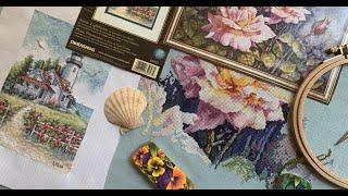 134. My Xstitch  FO and wips
