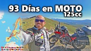  Increíble VIAJE en MOTO de 125cc por Europa