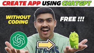 How ChatGPT Created My App in Just a Few Minutes  - Without Coding & Free 