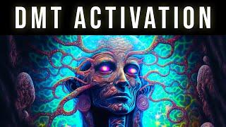 Spiritual Psychedelic Trip Sleep Music | DMT Activation Sleep Meditation | DMT Black Screen Music