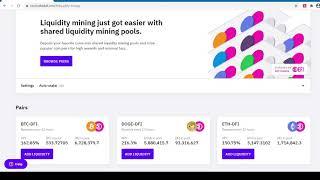 Cakedefi DFI defichain staking liquidity mining lapis review