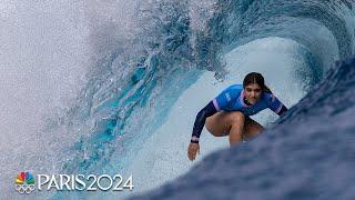 Caroline Marks, John John Florence lead USA's flawless surfing start | Paris Olympics | NBC Sports