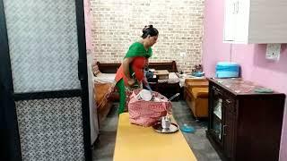 Punjabi vlogger, morning time house cleaning, आज भी की  हे शॉपिंग थोड़ी सी , punjabi mom, daily blog