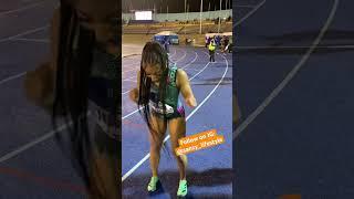 Tia Jones is whole vibe @racersgrandprix #100mhurdles #usatf #tiajones #trackandfield #fyp #track