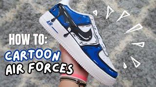 How I Made Custom Cartoon Air Forces (EASY)