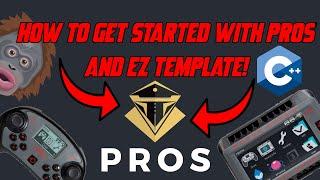 How to get started with PROS and EZ template | VEX ROBOTICS | 12350X