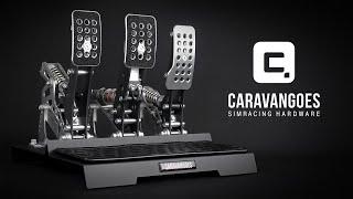 CARAVANGOES sim racing pedals. Product presentation. / Педали CARAVANGOES. Презентация продукта.