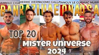 Mister Universe 2024 |Top 20 prediction @misteruniverse2024