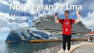 Norwegian Prima 2025 | First 24 Hours on the Ship | Our First Impressions