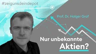 Krass, Herr Professor! Ein Depot aus  Aktien, die kaum wer kennt  Wie investiert dieser Blogger? 