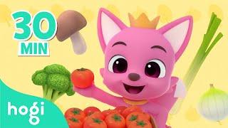 Learn Colors with Veggies and More! | Learn Colors Compilation | Colors for kids | Pinkfong & Hogi