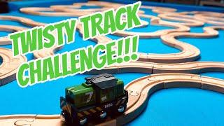 How Long Will It Take Benny to Navigate the All-Curve Track? ⏱️ | Join the Brio Challenge