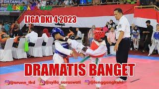 Dramatis, Sabuk Hijau kalahkan Sabuk merah Walau sampai muntah, Liga Taekwondo DKI 4 2023