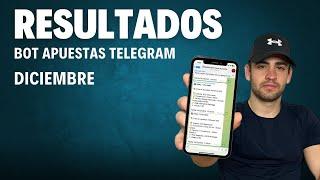 ¿Cuánto gano mi bot de apuestas en Telegram en Diciembre? (Muestro los Resultados)