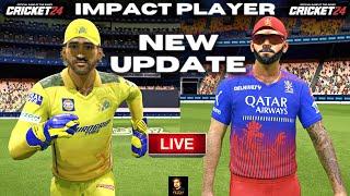 Cricket 24 New Update - Impact Player In IPL - New License Stadiums - New Play faces - RtxVivek