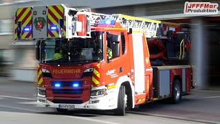 [Neue Scania Drehleiter] Löschzug Berufsfeuerwehr Worms