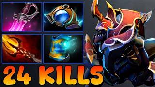 24 Kills Nyx Assassin Dota 2 Offlane Carry Guilde Pro Gameplay Support 7.37