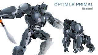 OPTIMUS PRIMAL RISE OF THE BEASTS transform - Transformers Short Series