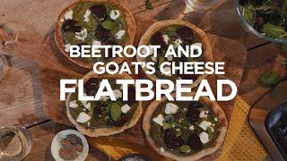Beetroot and Goat’s Cheese Flatbread made with Kenwood MultiPro OneTouch
