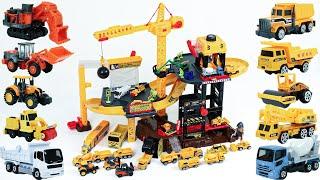 중장비 공사장 장난감 플레이 세트! Heavy vehicle construction toy playset