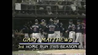 Replay of Gary Matthews HR in SD 5/11/85