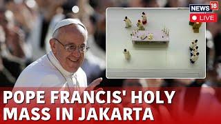 Pope Francis LIVE | Pope Francis Jakarta Visit | Pope Francis Jakarta Live News | Indonesia | N18G