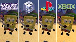 Spongebob Squarepants Movie (2004) GBA vs Gamecube vs PS2 vs XBOX (Which One is Better!)