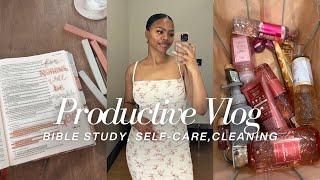Vlog: Bible Study Highlighting, Self-Care, Social Anxiety Struggles, Shopping, Cleaning