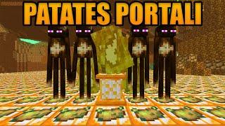 Minecraft 1 Patates Boyutu Oynuyoruz (1 Nisan Sürümü)