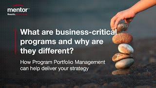 What are business-critical programs and why are they different?