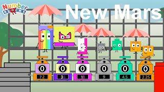 Numberblocks Square on the Moon | The Big Squares Set New Mars