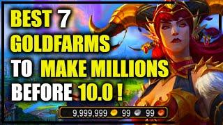 9.2.7: TOP 7 GOLDFARMS to make MILLIONS before Dragonflight! WoW Shadowlands Goldmaking