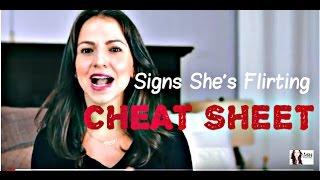 13 Signs She's Flirting (CHEAT SHEET)