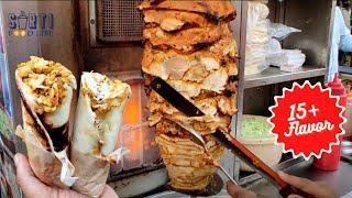 Chicken Shawarma Street Food | 15+ Flavor Shawarma Roll | #Surat Street Food | Surtifoodlife