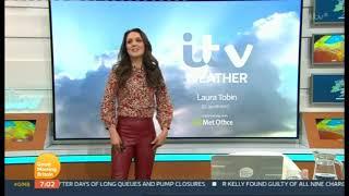 Weathergirl's leather trousers are too tight