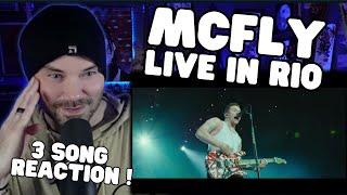 Metal Vocalist First Time Reaction - Mcfly Live in Rio 2022 ( 3 Song Reaction )