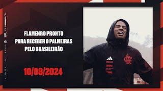 Flamengo pronto para receber o Palmeiras pelo Brasileirão