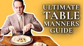 Table Manners - Ultimate How-To Guide To Proper Dining Etiquette For Adults & Children