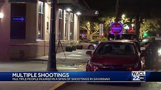 Multiple shootings reported in Savannah Saturday