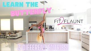 Intermediate Pole Trick - Butterfly - How to pole dance from home