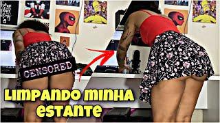 Limpando mesa do computador | Camila Mineira