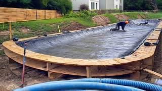 Husband and wife built a heavenly pool in their backyard in 7 days! @Weandnature‬