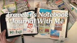 Traveler's Notebook vs Hobonichi Journal with me